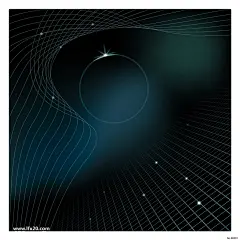 立体图形简单线条点亮焦点渐变设计AI素材