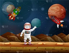 行星,宇航员,景象,动物手,太空船,平视角,技术,壁纸,天王星,挥手