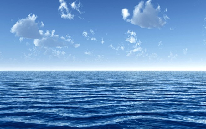 蔚蓝海洋海水湛蓝大海