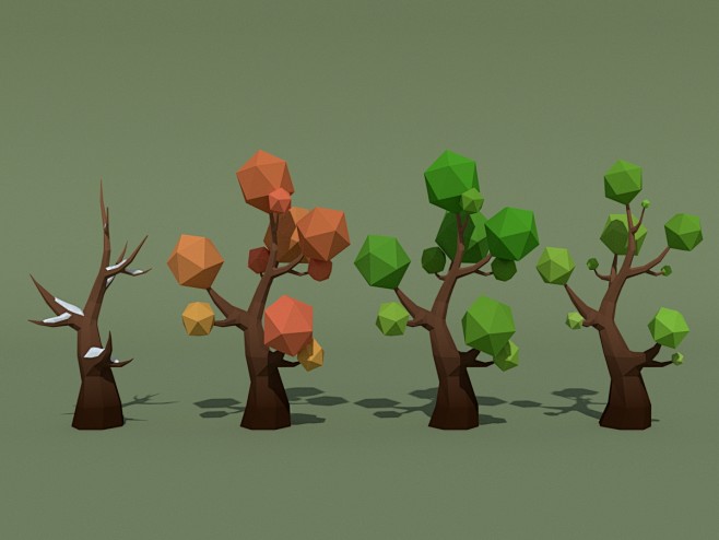 LowPoly Forest Pack