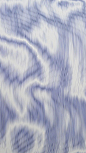 This may contain: an abstract blue and white background with wavy lines in the shape of waves on it