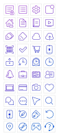 ShopSavvy Line Icons - 图翼网(TUYIYI.COM) - 优秀APP设计师联盟