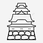 希美吉城堡历史遗址标志性地标图标 免费下载 页面网页 平面电商 创意素材