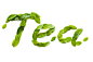 绿色,叶子,茶叶,形状,水滴_862236eb3_绿叶摆成的单词“Tea”_创意图片_Getty Images China