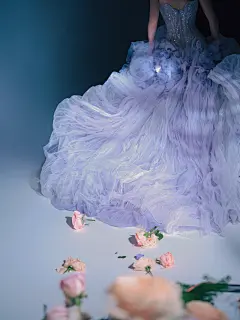 卢昱晓 浪漫紫纱裙 (12)
