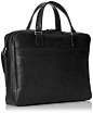 Amazon.com: Tumi T-Tech By Forge Tamarack Top Zip Leather Brief, Black, One Size: Clothing