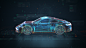 x-particles redshift cinema 4d after effects motion design hologram UI HUD animation  FUI