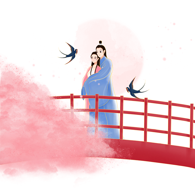 七夕PNG素材  设计群：7747167...