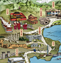 青海湖旅游手绘地图_景区_麦扑旅游