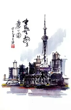 这样迷人的上海你一定没见过！美美美~ : 　　外滩、田子坊、豫园、新天地……这些上海地标性建筑你一定去过，但是它们手绘的样子你见过吗？  　　 　　▲东方明珠 　　 　　▲南京路步行街 　　 　　▲上海老饭店 　　 　　▲ 上海老街 　　 　　▲上海陆家