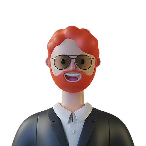创意可爱卡通3D立体人物头像插画图标渲染...