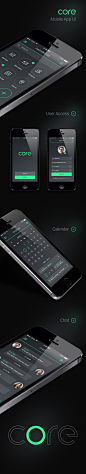 Core Mobile App UI : Mobile App Interface