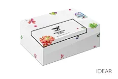 插画风格花茶包装