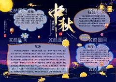 中秋节手抄报  - 源文件下载【酷图网】中秋海报,中秋节手抄报,灯笼,节日节气,儿童手抄报,