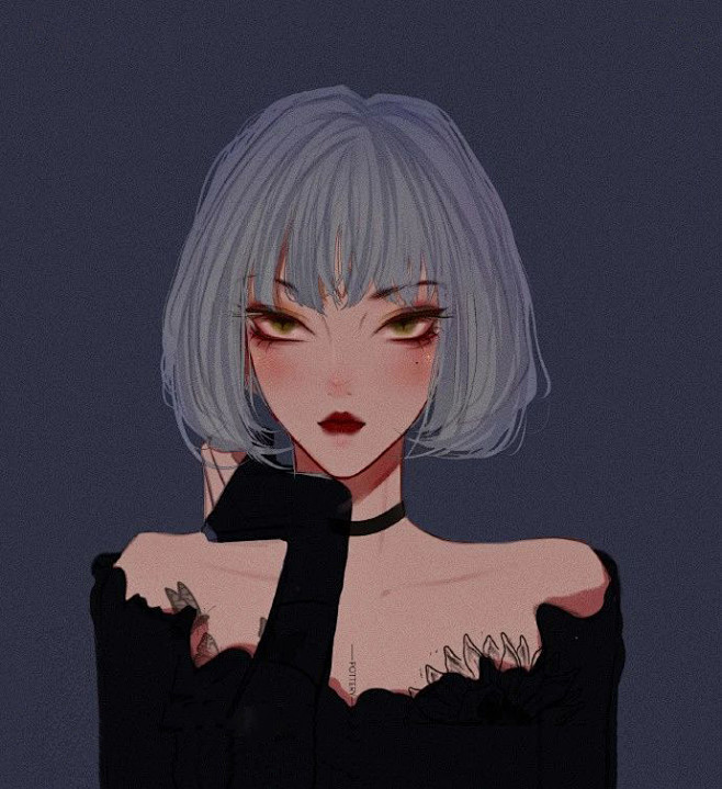 美丽魅惑超酷女生头像