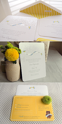 RibenaSan采集到婚礼请柬 | 卡片设计 Invitation Card