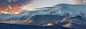 *** : Вид на Черногорский хребет с вершиной Говерла с хребта Кукул. Карпаты, Украина. Рассвет.