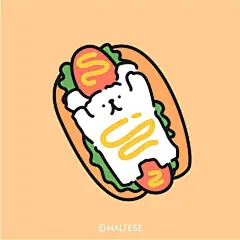 ✨你好 小狗便利店 要吃什么✨
#线条小狗maltese# ​​​