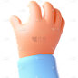 通用卡通感3D立体C4D手部手势元素素材