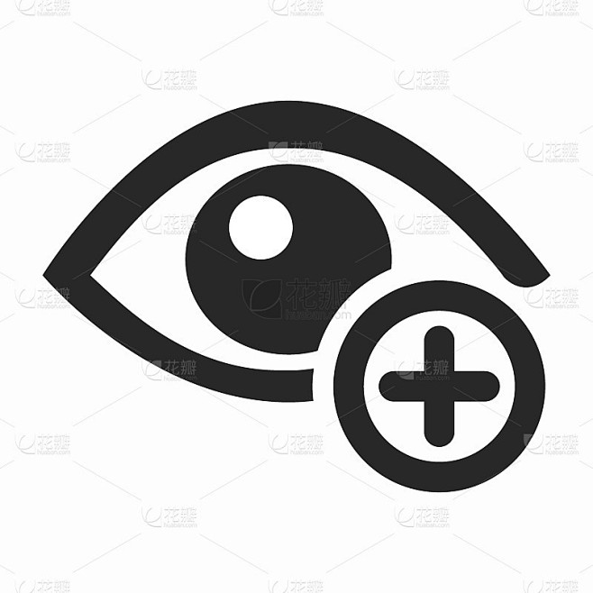 图标向量眼科检查2 -字形风格图片_其他图片图片素材-花瓣网