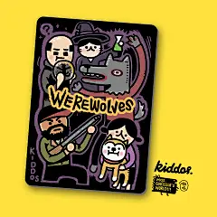 哥斯拉小姐独家！小崽子剧场 防水 狼人杀pvc桌游牌-淘宝网