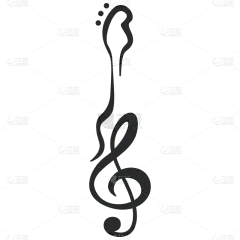 手绘-音符元素贴纸SVG-2