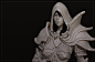 Demon Hunter Valla, Alex Malykhin ︰ Hi-poly model Demon Hunter Valla Fanart for ...(385E1)