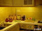 厨房欧式米黄木质摆件黄色棕色欧式厨房样板间优雅