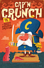 Cap'n Crunch vs Soggy Squid by ~MattKaufenberg on deviantART