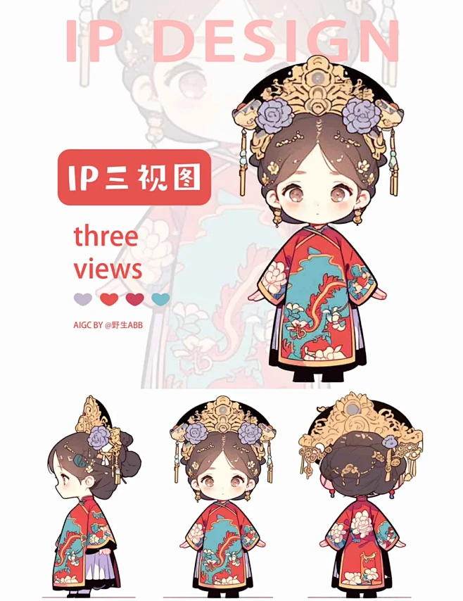 格格，快来查收您的三视图呀！/ip三视图...
