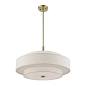 Arly 5 - Light Dimmable Drum Chandelier
