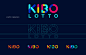 Kibo Lotto Concept  : Concept Branding for first international lottery based on blockchain technology. Project rejected. 