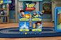 Toy Story UI : UI design for Toy Story game. Icons and ui layouts.