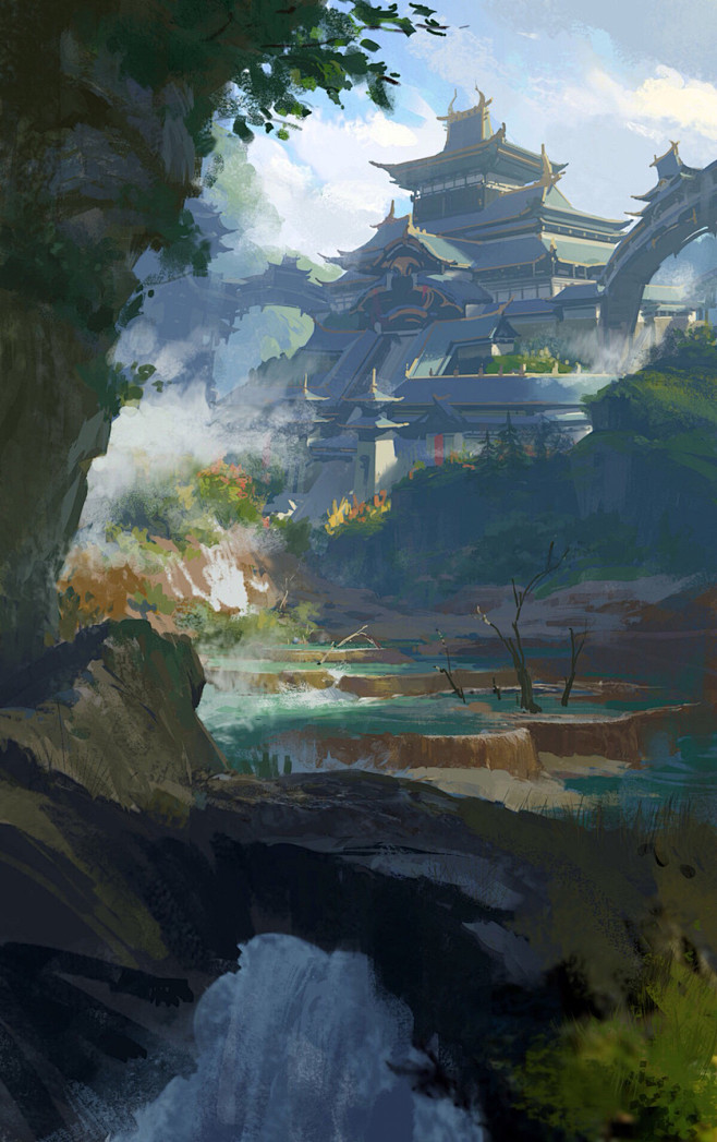 CG插画  场景