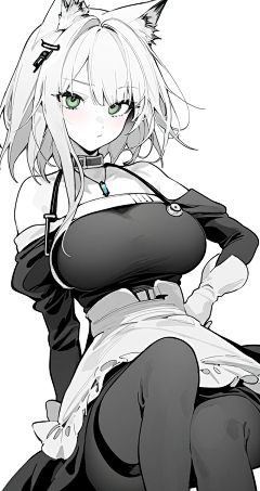 空空的鱼采集到线稿