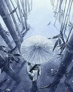 【古图专帖】——『美男系列』—— 撑伞男子_古风图片吧_百度贴吧