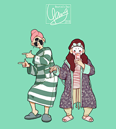 茶半盏采集到漫画