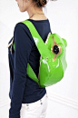 Kick your schoolday fashion quotient into high gear with the Frog Backpack from Japan's Tokyo Otaku Mode. The shiny (not slimy) backpack features straps disguised as amphibian arms and “skin” as green as a new lily pad.