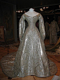 1883 Coronation dress of Marie Feodorovna    1856 Coronation dress of Empress Alexandra Feodorovna, Kremlin Museum.  Posted to the Alexander Palace Time Machine Discussion Forum by katmaxoz on 9 April 2011.