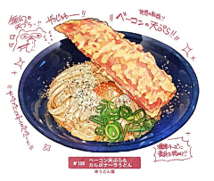 文学侠士采集到绘画-美食色彩