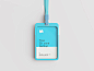 Free ID card holder mockup on Behance