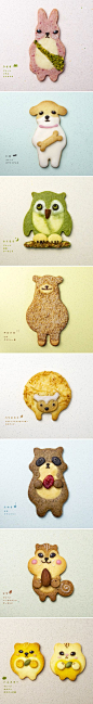 cutest cookies, ever.  hen-teco