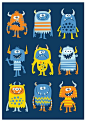 Nursery art boy boys monster print monster art by BubbleGumYears