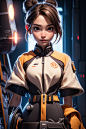00236-1566863384-The spacecraft,1girl,solo,looking at viewer,cockpit,science fiction,black hair,spacesuit,blurry,realistic,sitting,lips,cable,clo