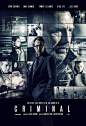 2016美国《超脑48小时Criminal》预告海报 #01 #电影#