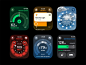 时尚简洁！12张Apple Watch App界面设计 - 优优教程网 - 自学就上优优网 - UiiiUiii.com