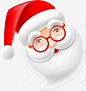 圣诞节圣诞老人头像 页面网页 平面电商 创意素材