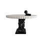 metis round pedestal table for luxury hall