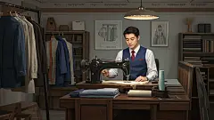 生成裁缝海报 - 豆包