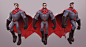 SUPERMAN RED SON, Sasha Ristic Krieger : In Red Son, Superman's rocket ship lands on a Ukrainian collective farm rather than in Kansas, an implied reason being a small time difference (a handful of hours) from the original timeline, meaning Earth's rotati